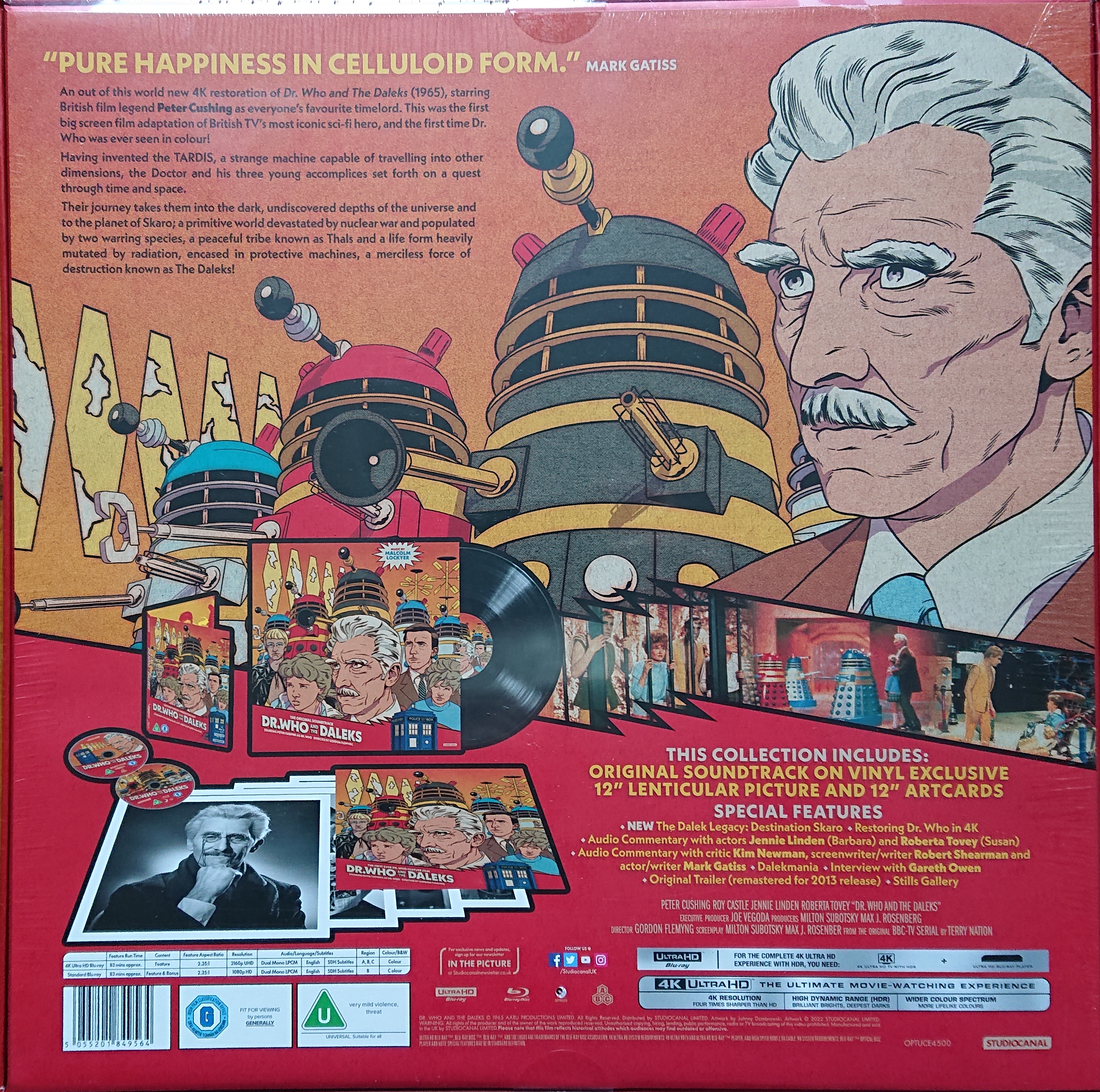 Picture of OPTUCE 4500 Dr. Who and the Daleks by artist Terry Nation / Milton Subotsky from the BBC records and Tapes library